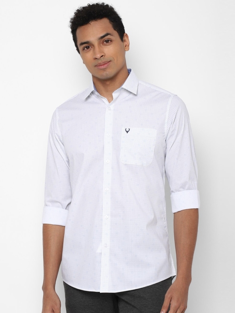 

Allen Solly Men White Slim Fit Printed Casual Shirt