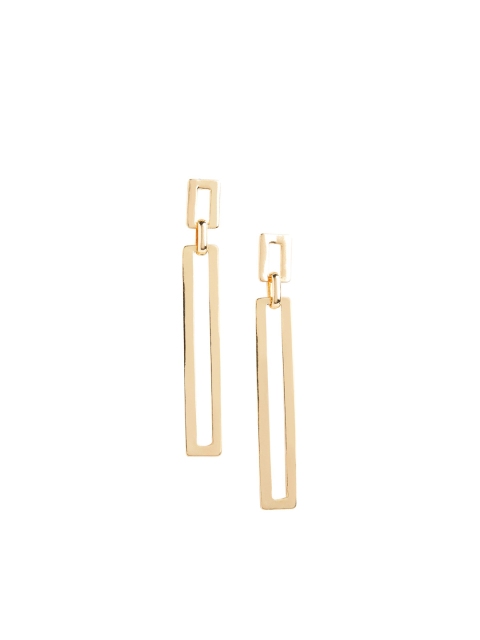 

20Dresses Gold-Toned Contemporary Drop Earrings