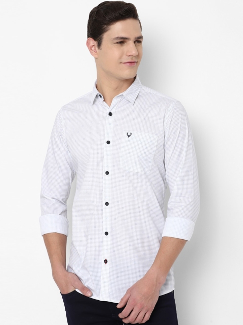 

Allen Solly Sport Men White Micro Checks Regular Fit Casual Shirt