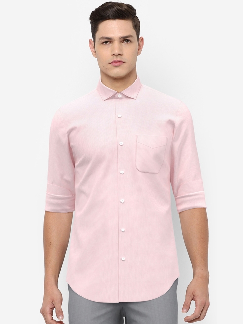

Peter England Elite Men Pink Cotton Formal Shirt