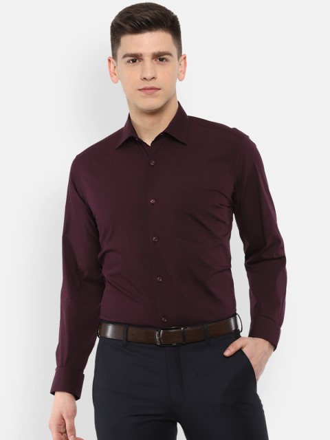 

Van Heusen Men Maroon Regular Fit Formal Shirt