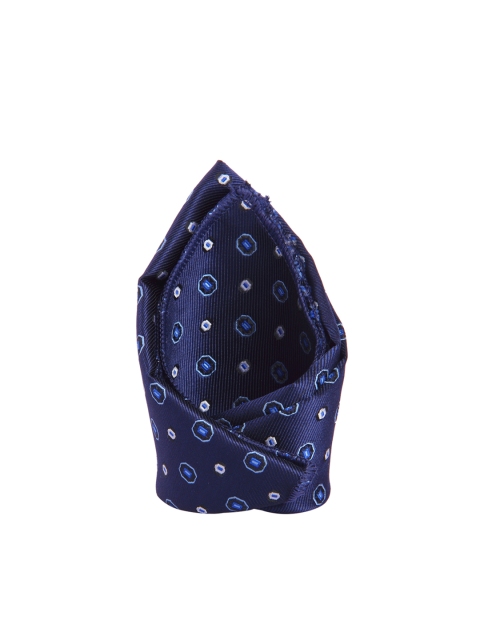 

Tossido Blue Patterned Pocket Square