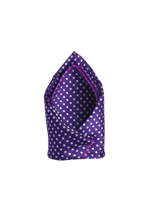 

Tossido Purple Polka Dot Pattern Pocket Square