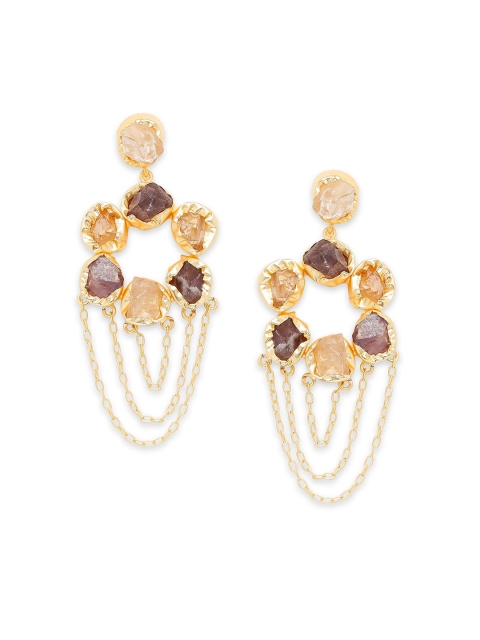 

Moon Dust Gold-Toned Classic Drop Earrings