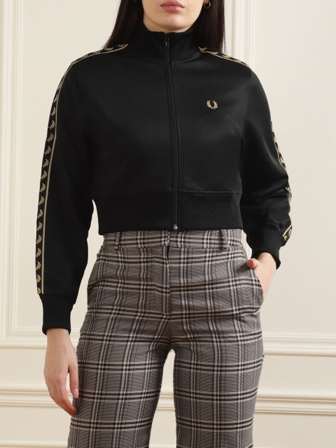 

Fred Perry Women Black Lightweight Outdoor Sporty Jacket