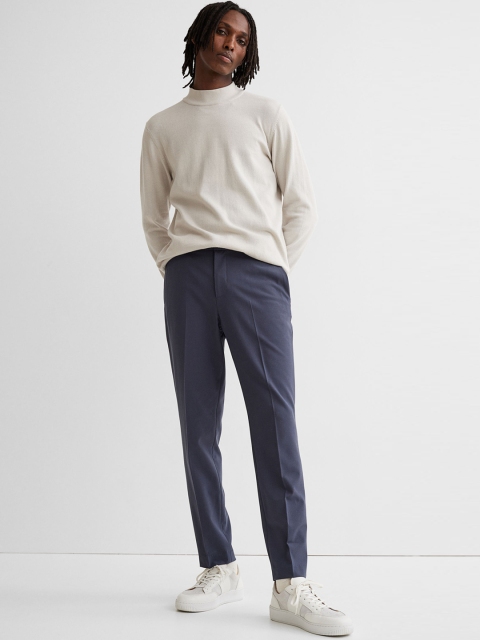 

H&M Men Blue Slim Fit Trousers