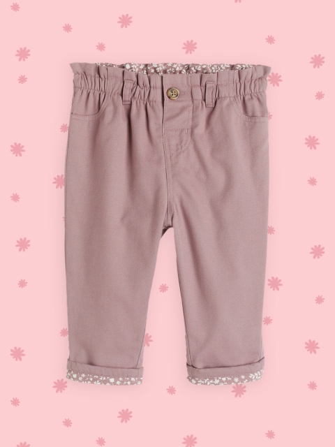 

H&M Boys Pink Lined Paper Bag Trousers