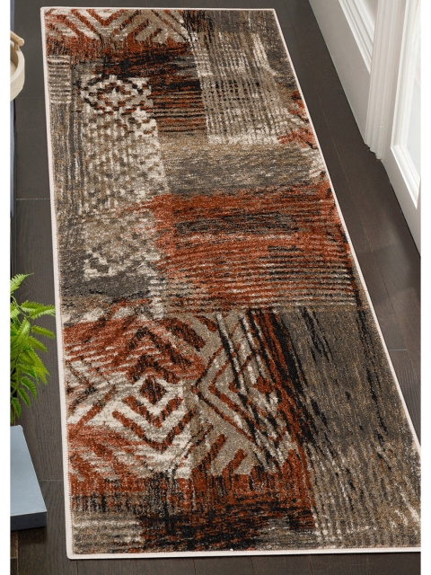 

OBSESSIONS Cream Printed Floor Runner
