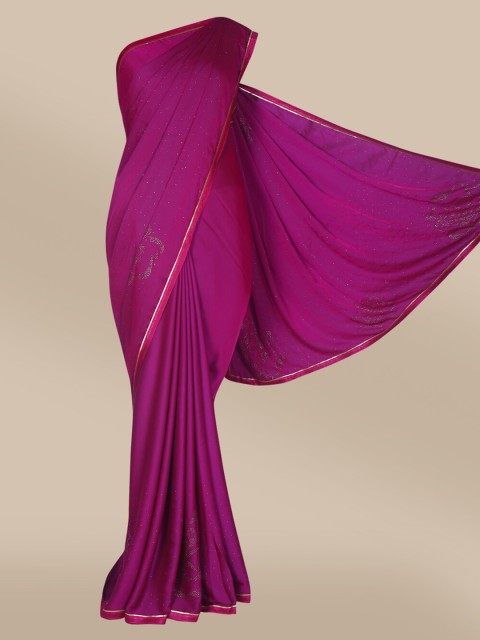 

The Chennai Silks Magenta Embellished Saree