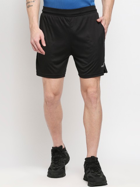 

FiTZ Men Black Running Sports Shorts