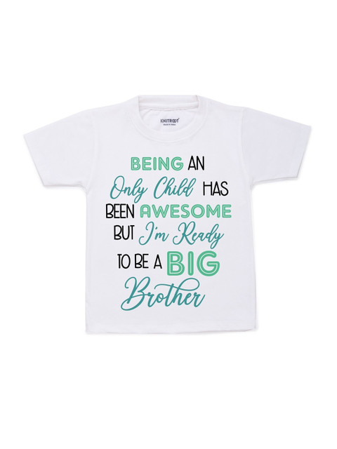 

KNITROOT Kids White V-Neck T-shirt