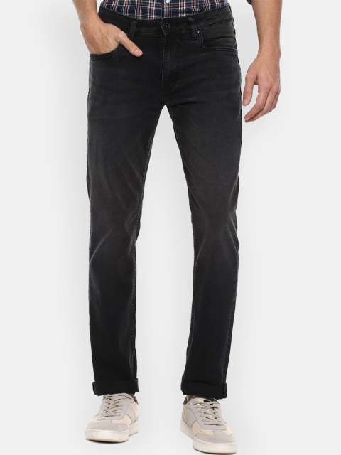 

Louis Philippe Jeans Men Black Light Fade Stretchable Jeans