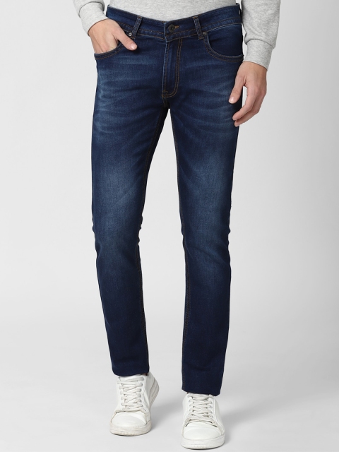 

Peter England Casuals Men Navy Blue Slim Fit Light Fade Jeans