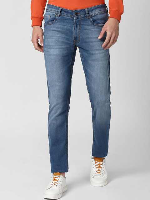 

Peter England Casuals Men Navy Blue Slim Fit Heavy Fade Stretchable Jeans
