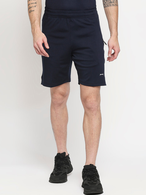 

Black Panther Men Navy Blue Running Sports Shorts