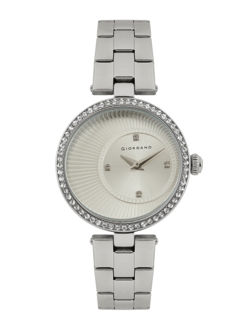 

GIORDANO Women Silver-Toned Analogue Watch A2056