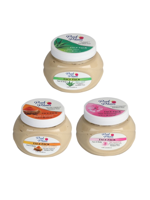 

Pink Plums Set of 3 Multi Face Pack 250 Ml