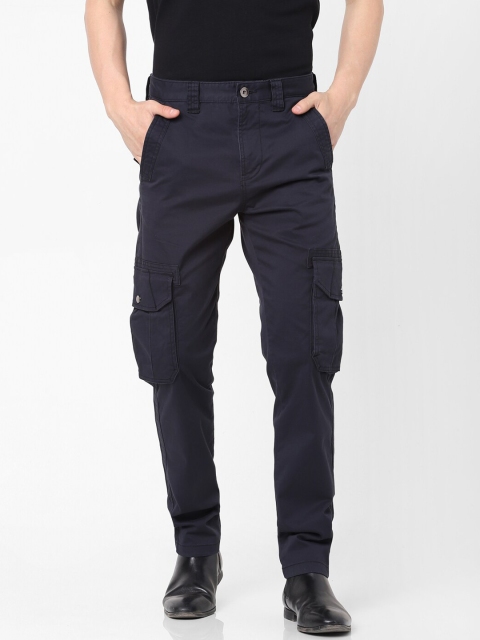 

Celio Men Navy Blue Cargos Trousers