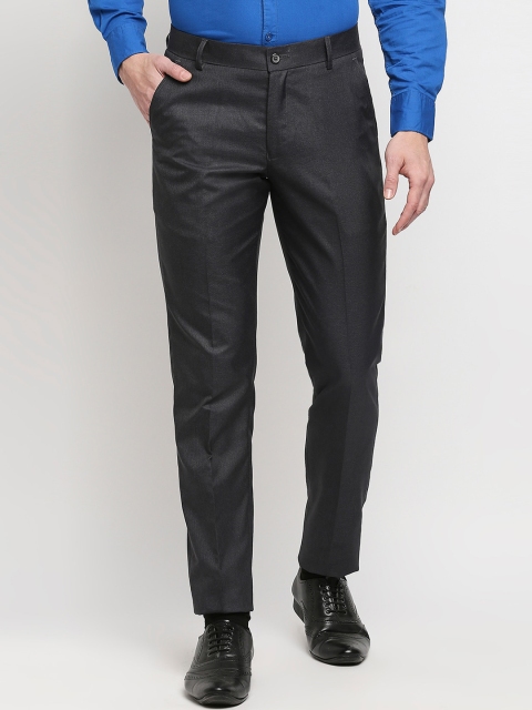 

Solemio Men Blue Relaxed Trousers