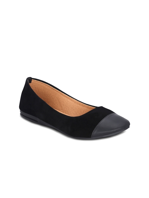 

Get Glamr Women Black Solid Ballerinas