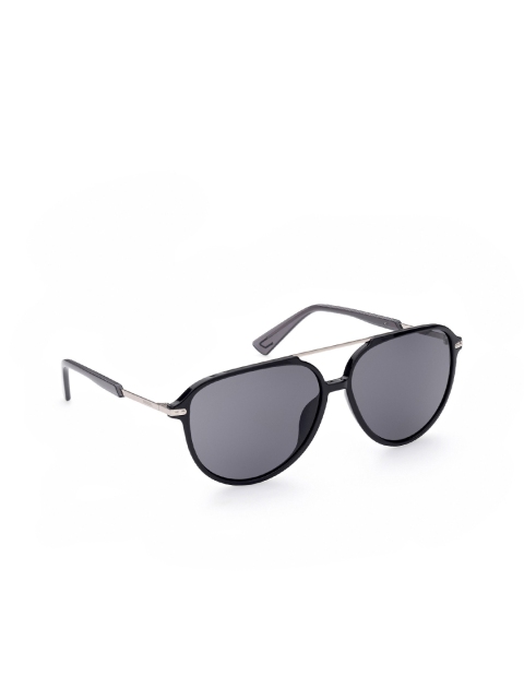 

DIESEL Men Grey UV Protected Aviator Sunglasses DL0352 58 01A
