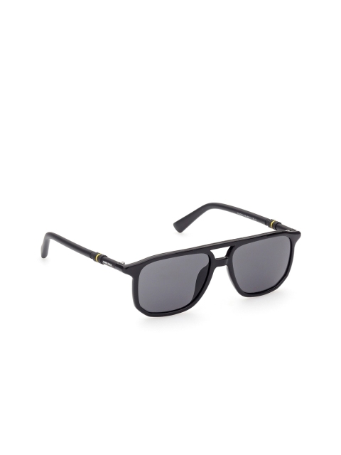 

DIESEL Men Grey Lens & Black Wayfarer Sunglasses with UV Protected Lens DL0332 49 01A-Grey