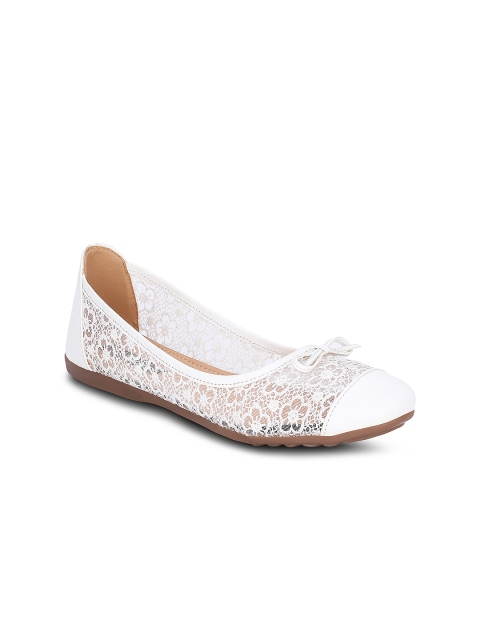 

Get Glamr Women White Ballerinas