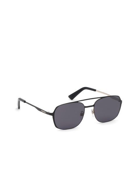 

DIESEL Men Grey UV Protected Oval Sunglasses DL0274 54 05A