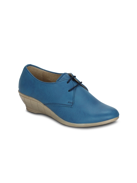 

Get Glamr Women Blue Solid Wedges
