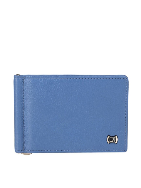 

Da Milano Men Blue Leather Money Clip