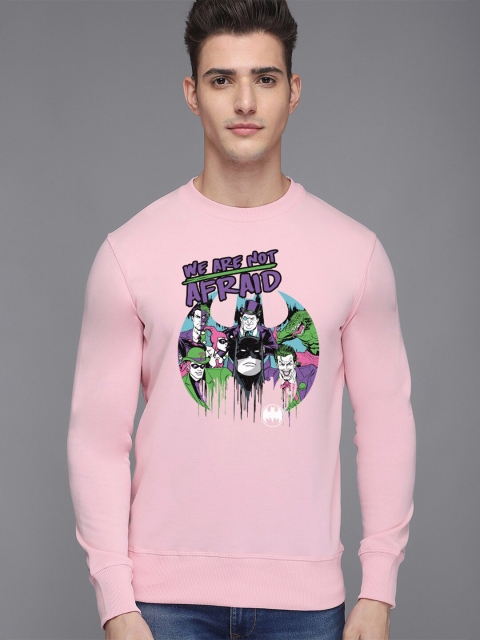 

Free Authority Men Peach Batman Printed Sweatshirt