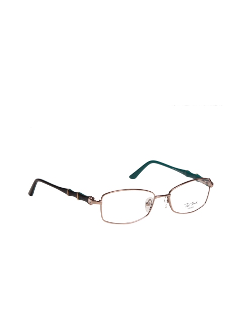 

Ted Smith Women Rose Gold & Green Full Rim Rectangle Frames TS1077_C10