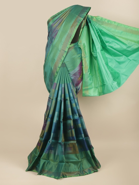 

Pothys Green & Purple Zari Art Silk Saree