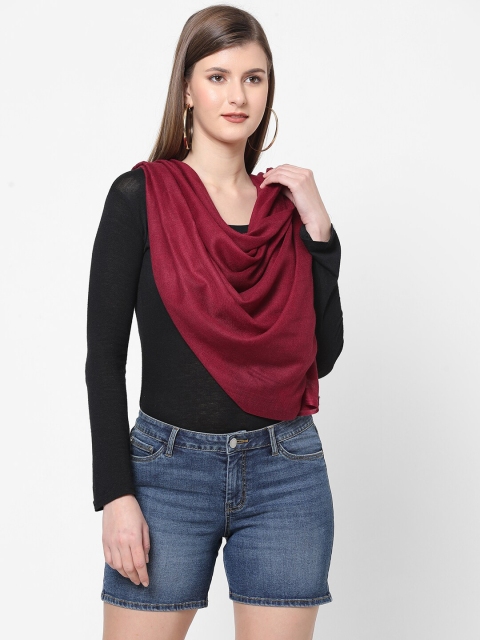 

Cloth Haus India Women Rust Wool Scarf