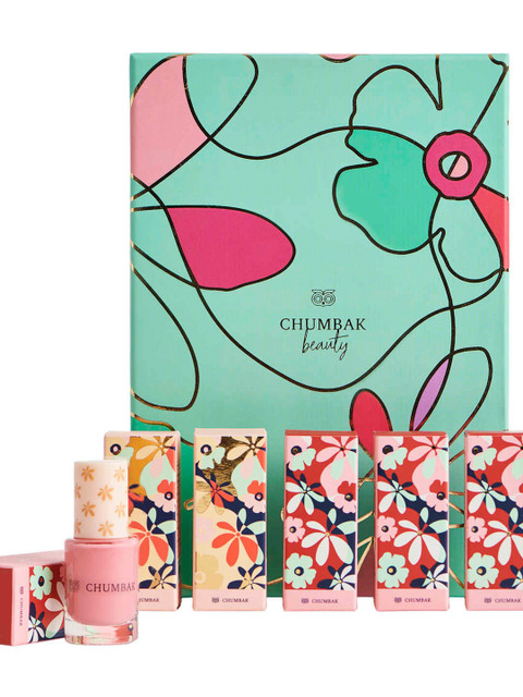 

Chumbak Set of 6 Vegan Happy Nails Nudes Nail Paints Kit, Multi