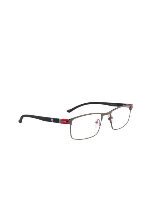 

Ted Smith Unisex Grey & Black Full Rim Wayfarer Frames - TS-2494_C1