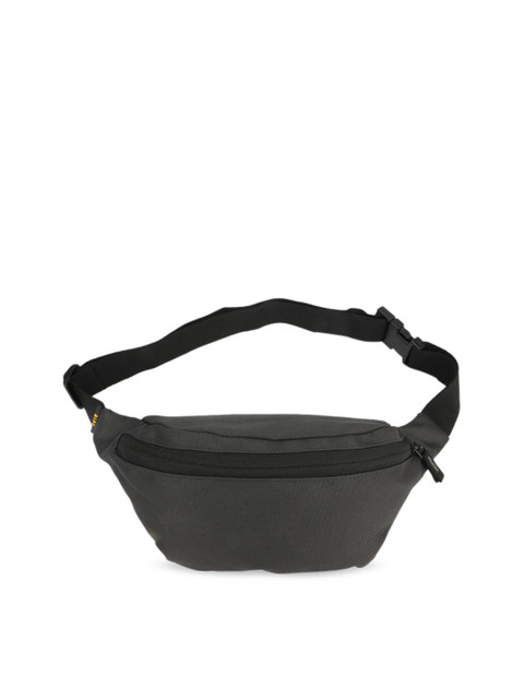 

QIPS Grey Solid Waist Pouch