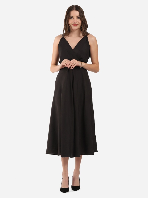 

Selvia Black A-Line Dress