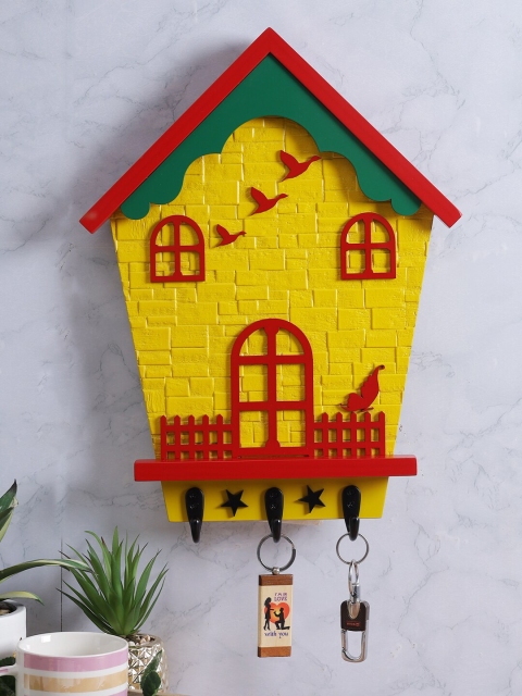 

Safal Yellow & Red Home Theme Key Holder