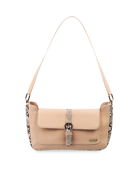 

Mochi Beige Structured Shoulder Bag
