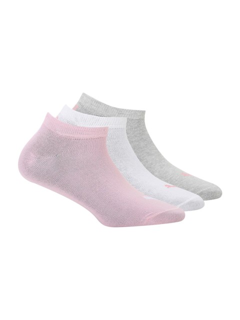 

Puma Unisex Pack of 3 Plain Sneaker Socks, Pink