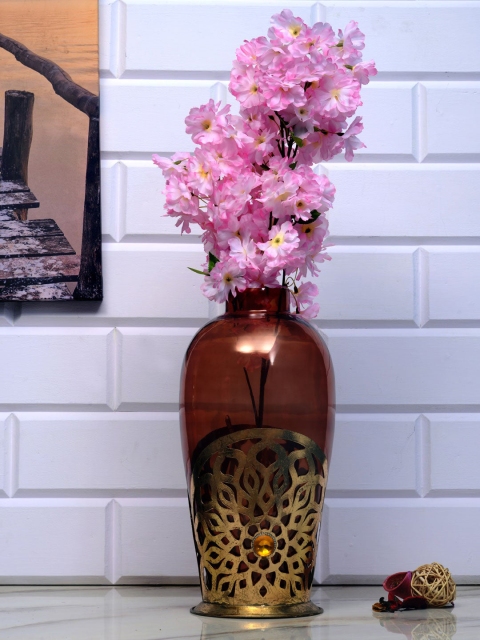 

Athome by Nilkamal Pink Stick Cherry Blossom Flower