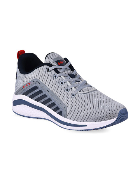 

Campus Men Grey Mesh Running Shoes