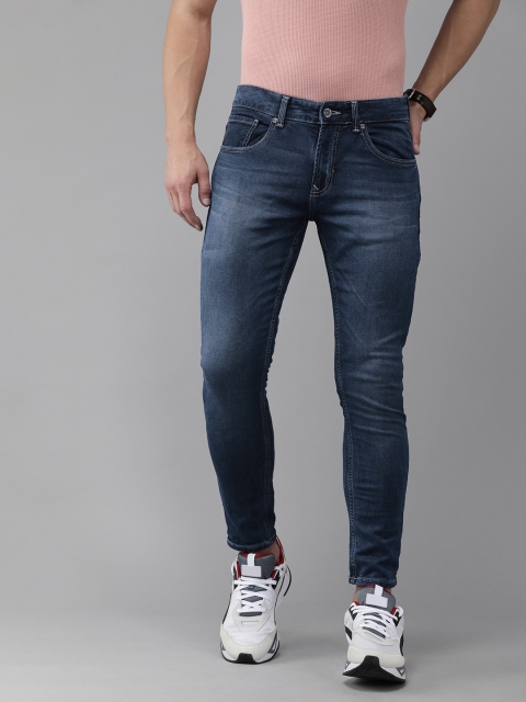 

SPYKAR Men Blue Kano Slim Fit Mid-Rise Light Fade Stretchable Jeans