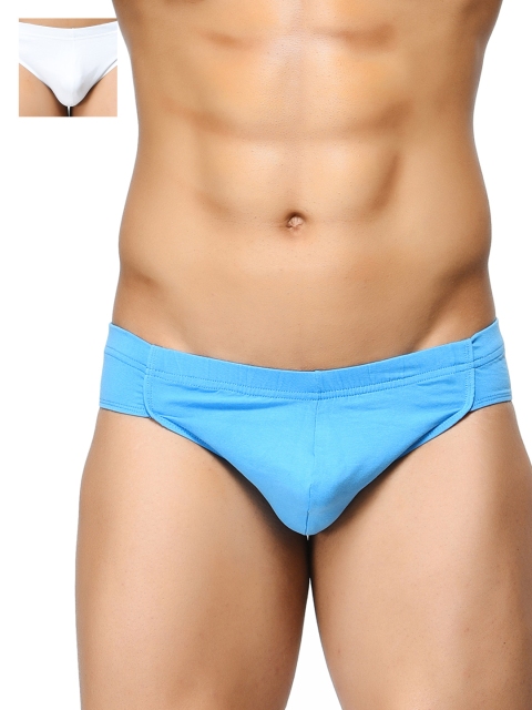 

BASIICS by La Intimo Men Pack of 2 Briefs BCSBR010B015, White