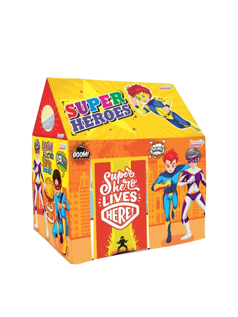 

UNITED AGENCIES Kids Yellow & Blue Super Heroes Play Tent