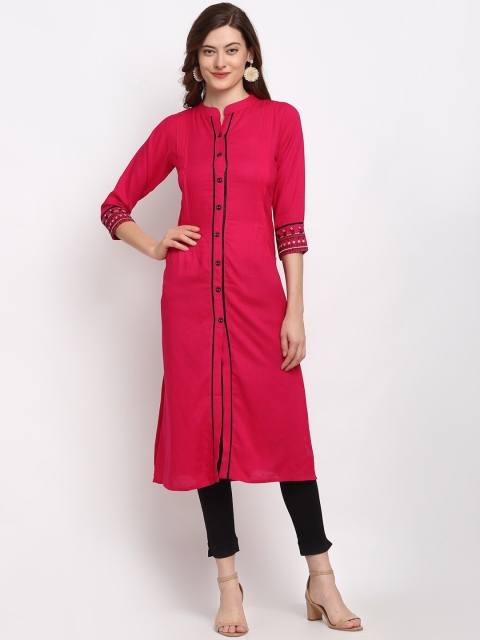 

Lovely Lady Women Magenta Kurta