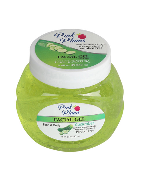 

Pink Plums Cucumber Paraben Free Facial Gel, Green
