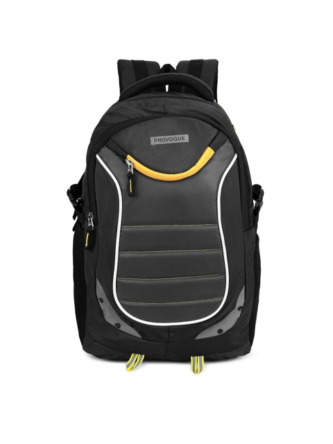 

Provogue Unisex Black & Grey with Reflective Strip Backpack