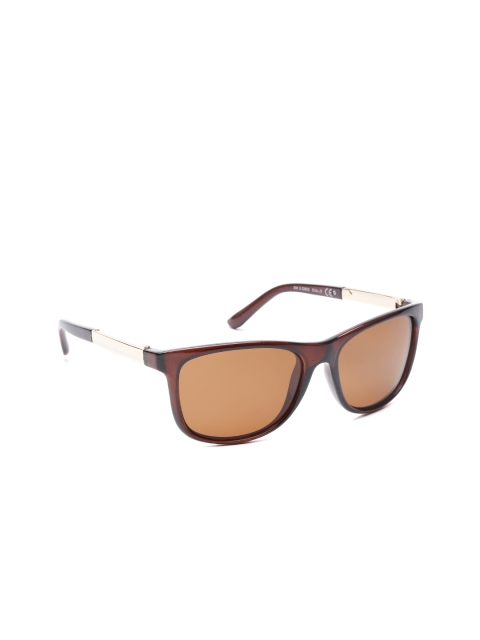 

Daniel Klein Unisex Polarised Square Sunglasses DK3083, Brown